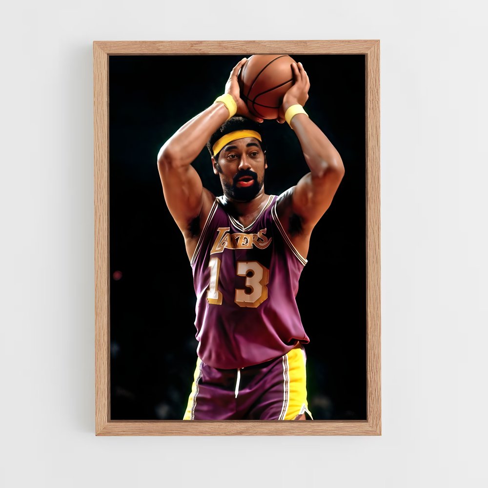 Poster Wilt chamberlain – affiche Basketball (vue 4)